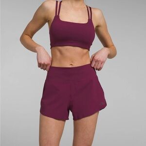 The North Face 3" Arque Shorts Boysenberry Athletic Womens Plus Size 3XL
